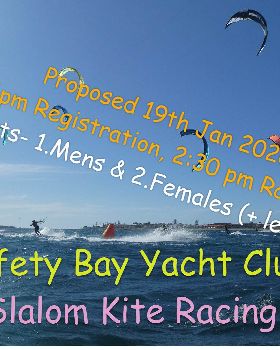 Twin Tip race from Safety Bay Yacht Club