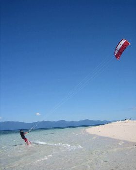 One of our kite locations ex Port Douglas