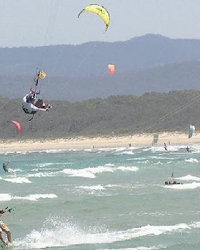 Dave jumping Loui's Lines