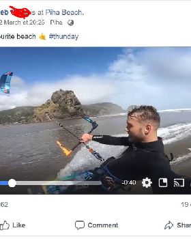Seb at piha