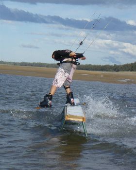 Kitesurfing