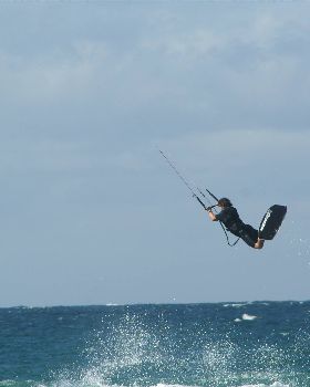 Kitesurfing
