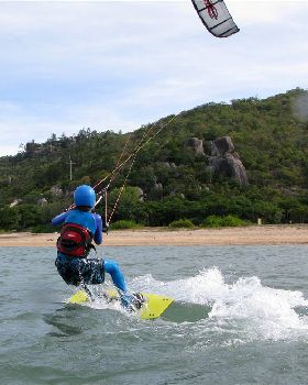 Tai Lewis riding Magnetic Island
