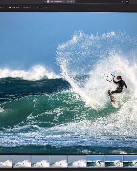 Kitesurfing