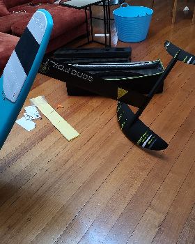 Board duotone pace 4'3 foil gong 1100cm2
