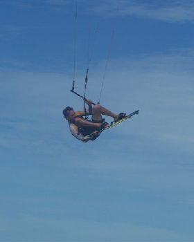Dario from pure aqua kite-surfing