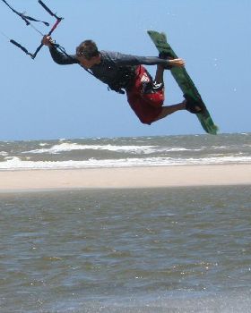Kitesurfing