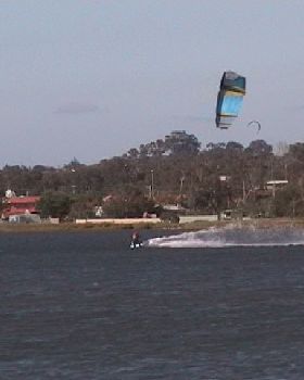 15m Slingshot, 18+ knot seabreeze, Speed Run