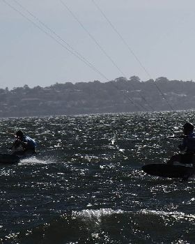 Foil Fest 2021 Action at the Goolangatup Sailing Carnival
