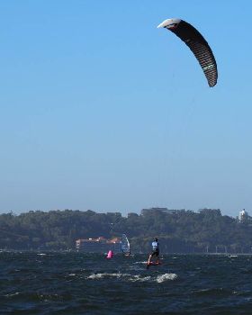 Foil Fest 2021 Action at the Goolangatup Sailing Carnival