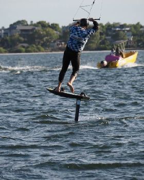 Foil Fest 2021 Action at the Goolangatup Sailing Carnival