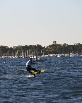 Foil Fest 2021 Action at the Goolangatup Sailing Carnival