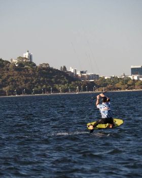 Foil Fest 2021 Action at the Goolangatup Sailing Carnival