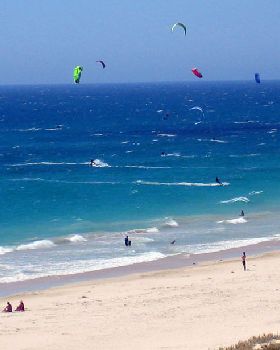 First lot starts heading downwind