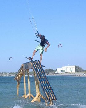 Kitesurfing