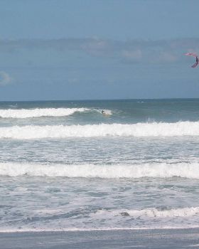 Mal kitesurfing
