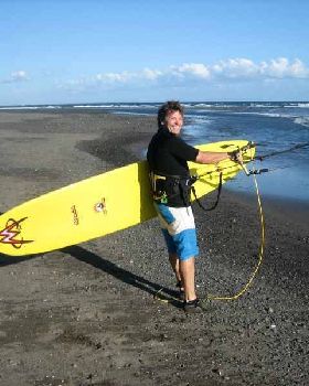 Mal kitesurfing