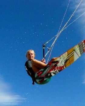 Kite session at Kirra on Friday