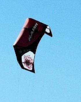 Kite session at Kirra on Friday