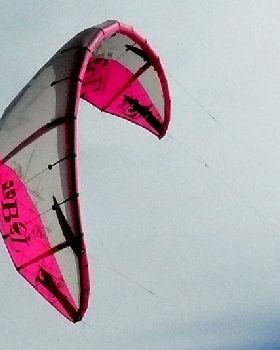 Kite session at Kirra on Friday
