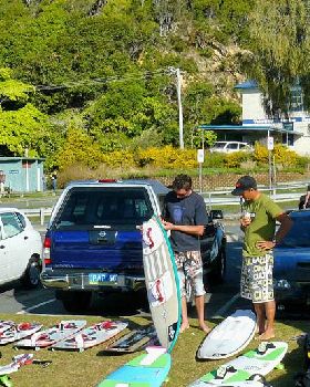 North & Naish 09 Demo day.