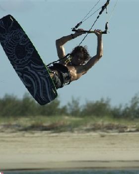 Luke.K At Caloundra on a Crazy Fly  kiteboard