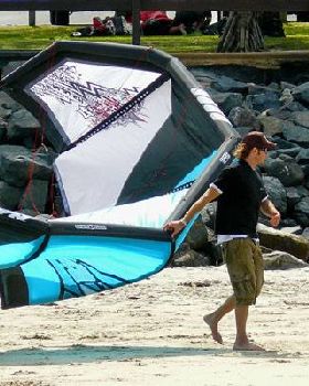 Caloundra. kiteaction demo day