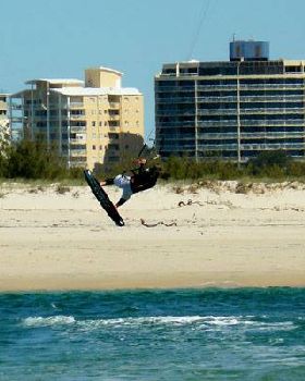 Caloundra. kiteaction demo day