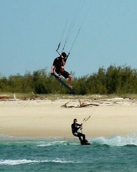 Caloundra. kiteaction demo day