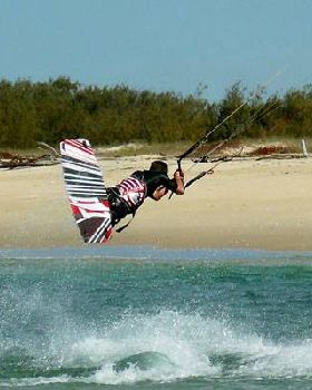 Caloundra. kiteaction demo day
