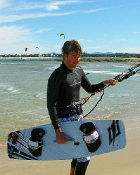 Caloundra. kiteaction demo day