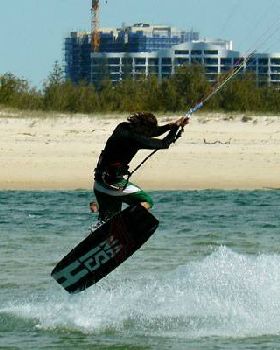 Caloundra. kiteaction demo day
