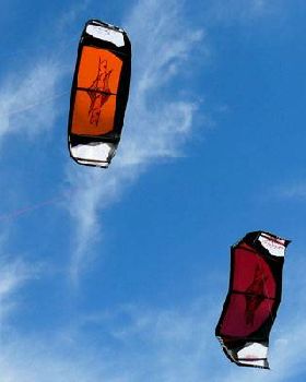 Caloundra. kiteaction demo day