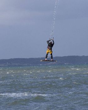 Kitesurfing