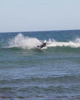 Kitesurfing