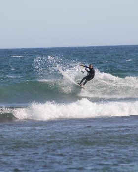 Kitesurfing