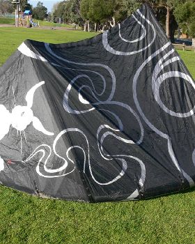 Wainman kites 9m Smoke