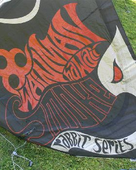Wainman kites 9m Smoke