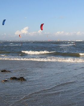 Waves in Botany Bay after Hurricane Larry up north