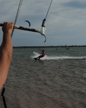 Kitesurfing