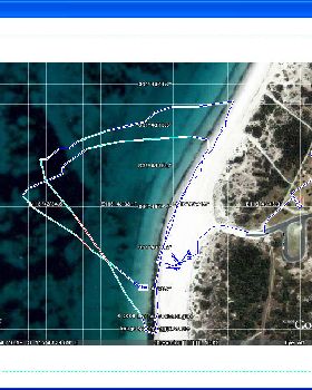Pinaroo Point Kitesurfing track on 29 04 06