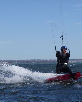 Kitesurfing