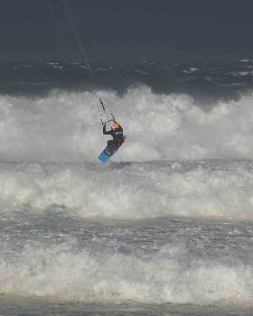 A windy and cold day at Wanda