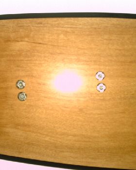 Tee Nuts Epoxied Into Board Top