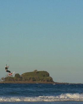 Kiting at Mudjimba