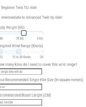 size recommendation