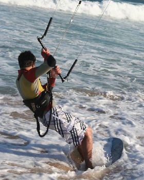 James Grundy on Skimboard / Airush
