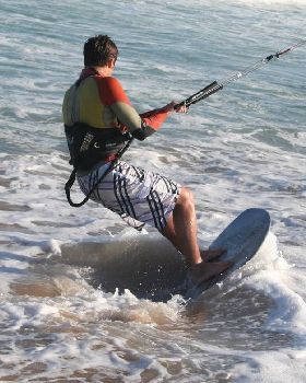 James Grundy on Skimboard / Airush
