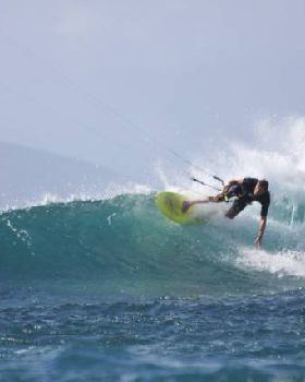 in the waves @ Cap Malheureux - NE Mauritius