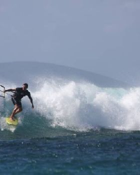 in the waves @ Cap Malheureux - NE Mauritius